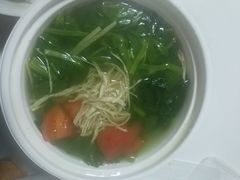 招牌鸡汤豌豆尖-眉州东坡(春秀路店)