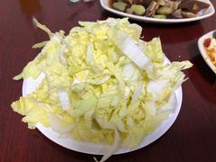 拌白菜心-老红桥炸灌肠牛肚锅烧烤(定福庄店)