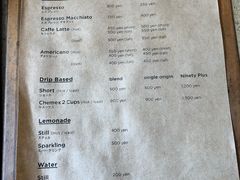 菜单-% Arabica(京都东山店)