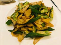 杏鲍菇炒秋葵-静莲斋素食(慈云寺店)