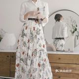 H型身材,A字裙、伞裙、百褶裙比直筒裙更适合