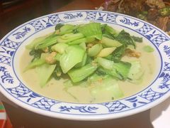 青菜烧油渣-明丰小渔馆(明月路店)