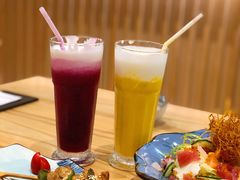 芝芝火龙果特饮-鹅喜粤·广州味·点心·烧鹅(长隆店)