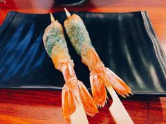苏叶烤鸡皮虾-鸟串烧Yakitori