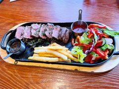 澳洲谷饲黑安格斯西冷牛排-澳骄 Aussie Kitchen·手工披萨·西餐(国大店)