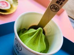 芥末抹茶冰淇淋-茶是一枝花泡茶店