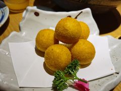 炸奶油紫薯-三石铁板烧(紫竹桥店)
