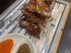 内蒙炭烤羊排-健眺小海鲜(临海后山店)