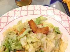 馕炒莲花白-撒拉花儿·新疆菜·清真(太阳宫店)