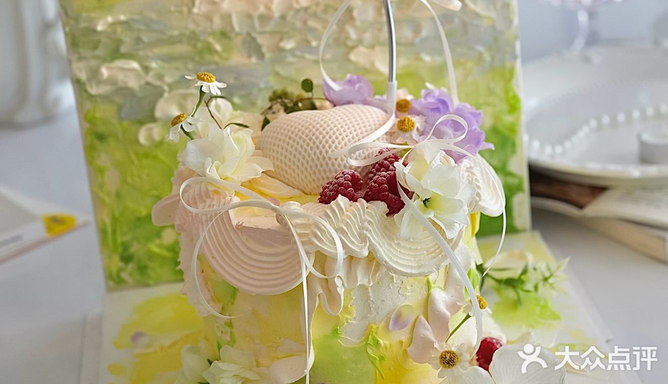 法式油画春天氛围感蛋糕🌈