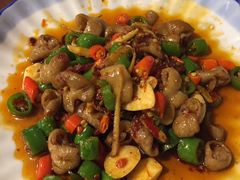双椒肥肠-百年粉蒸牛肉