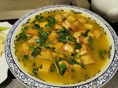 野菜河蚌豆腐-苏州涵园假日酒店花园餐厅