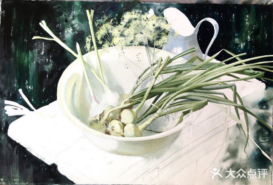 🌵一组超写实的水彩静物绘画步骤！