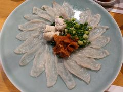 河豚生鱼片-天正河鲀·河豚亭(大连店)