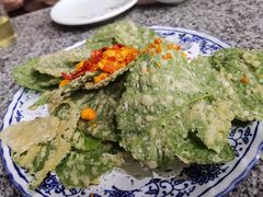 面拖桑树叶-天台徐家小吃