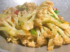 干锅有机好花菜-绿茶餐厅