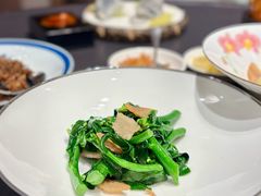 猪油渣炒芥蓝-潮汕味道·煮海餐厅(金麟大厦店)