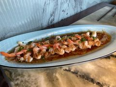 金银蒜蒸凤尾虾-绿茶餐厅(成都大悦城店)