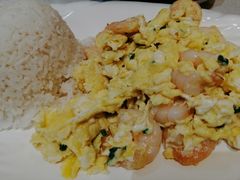 虾仁鸡蛋饭-香港新发烧腊茶餐厅(水围店)