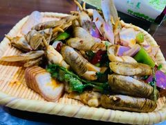 炒蛏子-旺烤园烧烤·炭烤羊腿(吴江阳光新天地店)