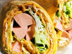 牛肉肠煎饼五谷面-山东傻大粗粮煎饼(牛街店)