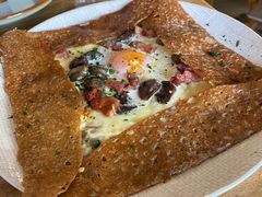 鸡蛋蘑菇熏肉荞麦可丽饼-RAC BAR(安福路店)