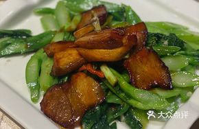 Braised Pork Belly with Chinese Broccoli