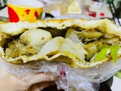 -清真回族八哥秘制饼夹菜