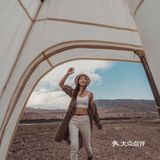天山脚下野生露营地🏕️ins露营比想象还浪漫