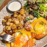 好大一份分量足！流心的班尼迪巨好吃