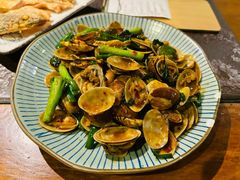 泰辣椒膏炒花甲-上楼私房菜(院士路店)