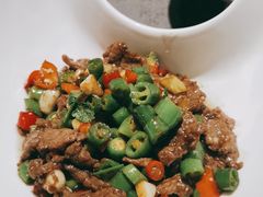 辣炒牛肉-老头儿油爆虾(星光一期店)