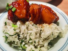 自制红烧肉盖菜饭-周家二小姐的菜·扬州菜·香炒蟹·狮子头(江都金鹰店)