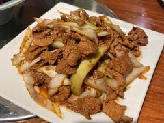 葱爆羊肉-白记四益轩(枣林前街店)