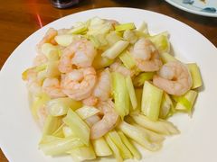 蒲菜虾仁-百姓家常菜(县前街店)