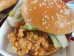 香辣鸡腿堡-肯德基(格尔木世邦店)