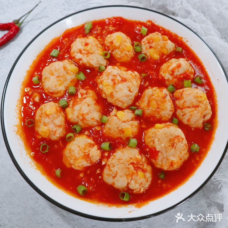 ‼️30道减脂菜—Q弹多汁的番茄浓汤鸡肉丸‼️
