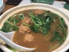 骨渣丸子小白菜汤-那家小馆(摩天活力城店)