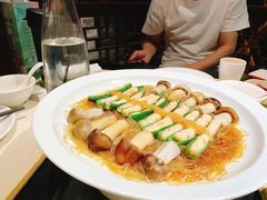 鲜虾酿秋葵-京味斋·北京烤鸭(北京南站洋桥店)