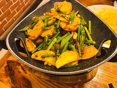 干锅土豆片-东北人家铁锅炖(鞍山路店)