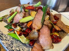 蕨粑炒腊肉-阿婉贵州苗家酸汤鱼(梅林店)