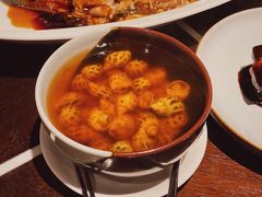古越陈酿煮花螺-杭州西子湖四季酒店·金沙厅