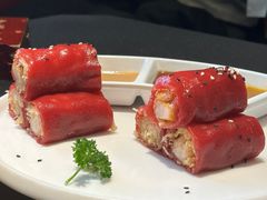 红米脆皮鲜虾肠-蝴蝶里·粤菜·点心(滨江龙湖店)