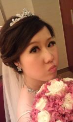小优的眼妆很精致哦~-FIONA MAKE UP恋妆造型