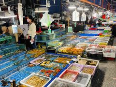 -霞涌市场海鲜摆卖区