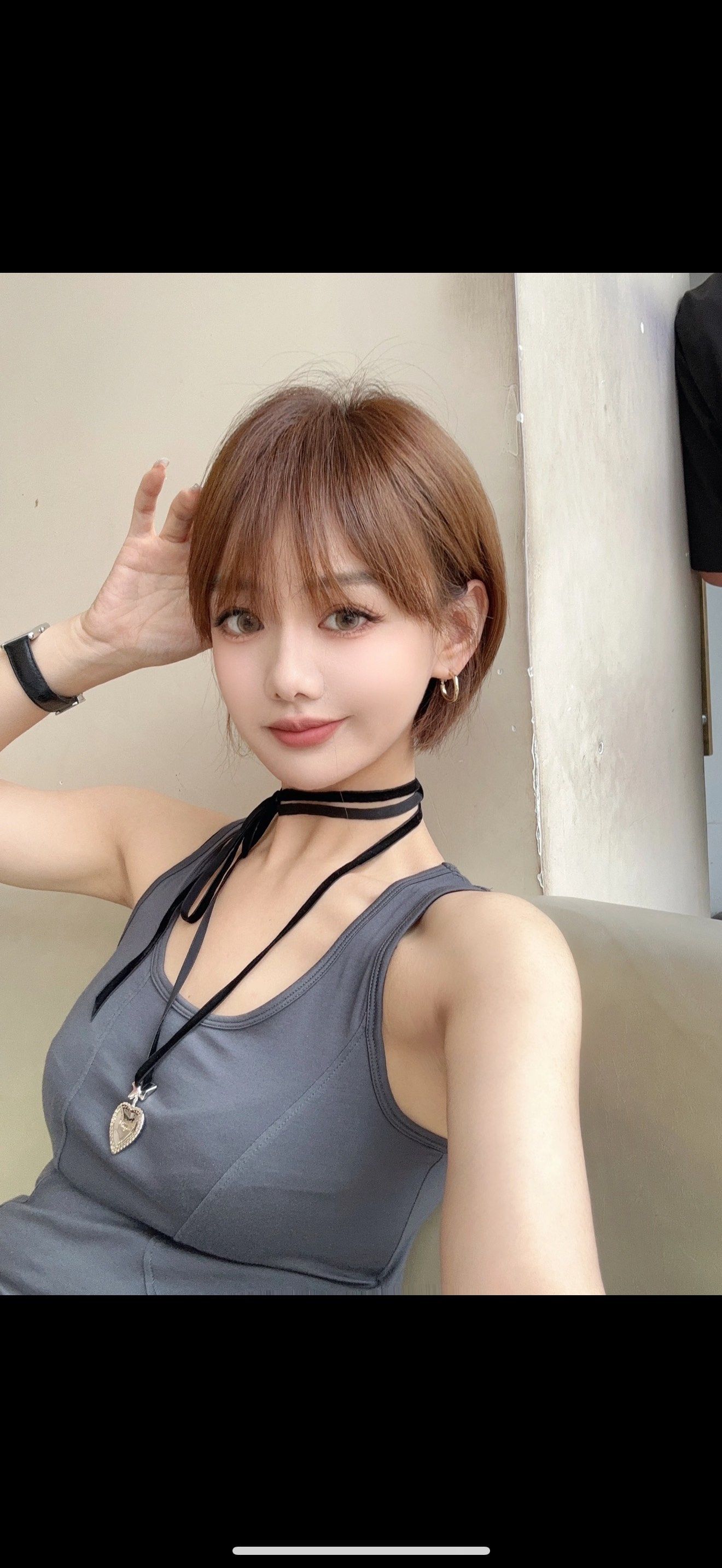 甜美短发怎么剪