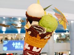 椰椰一夏华夫筒冰淇淋-哈根达斯(天河城店)