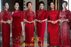 -禾米旗袍妈妈装礼服定制(嘉业国贸店)