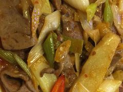 葱香仔姜爆羊肝-缪氏川菜(丰盛町店)