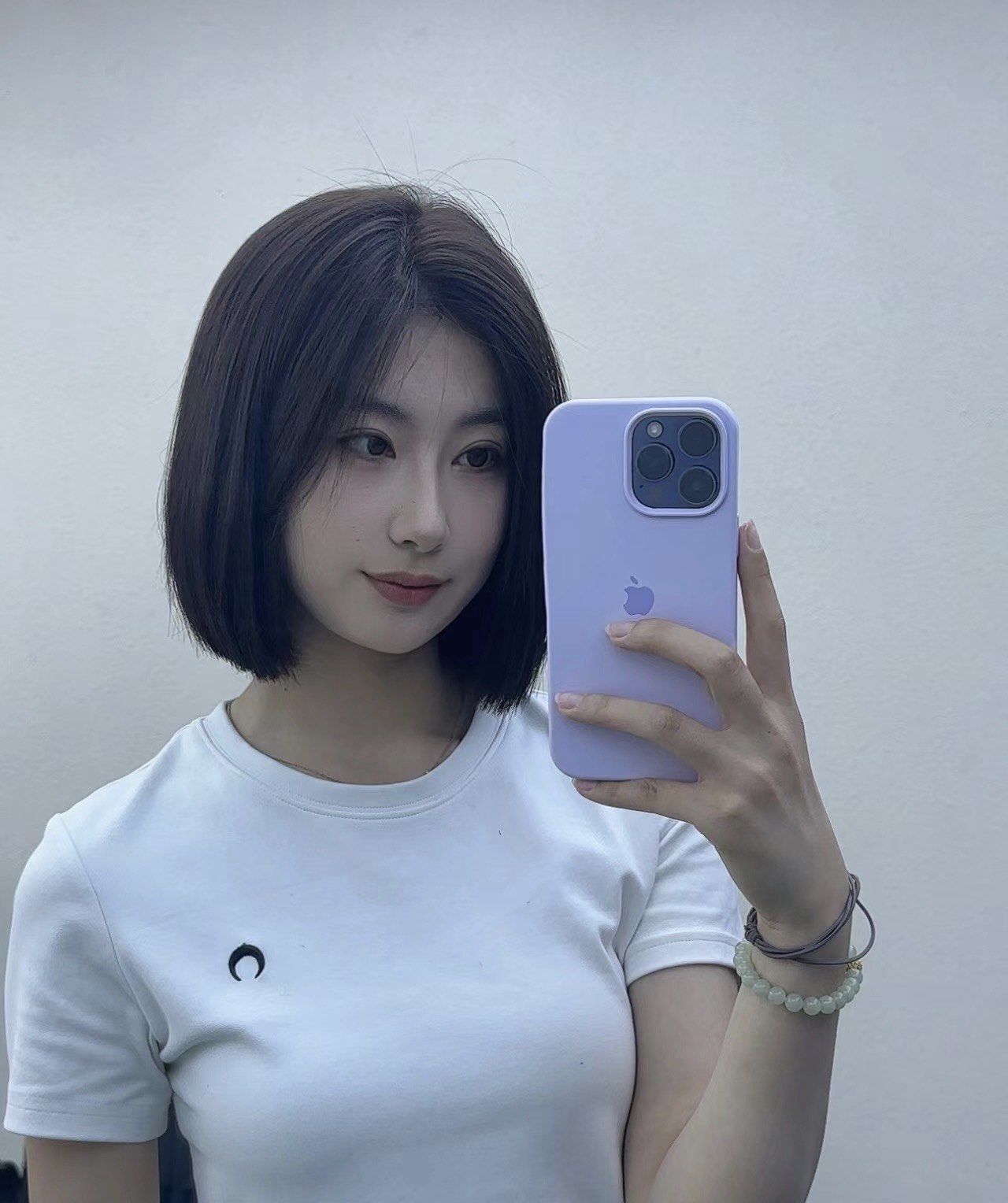 两款发型锁骨发学生发型